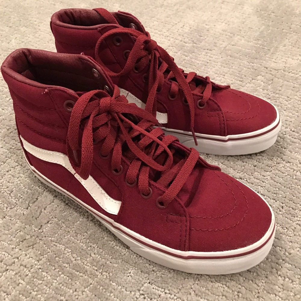 Maroon Vans